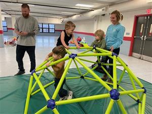 Toddlers playing